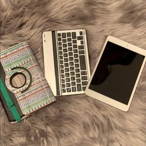 iPad mini, keyboard, case